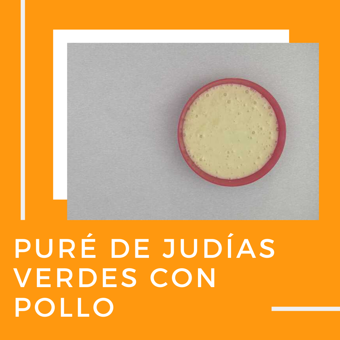 Puré de Judías Verdes con pollo 2